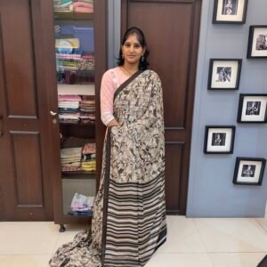 Printed Crepe Saree