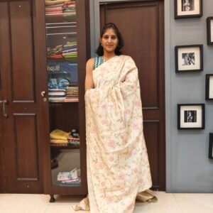 Embroidery Tussar Saree