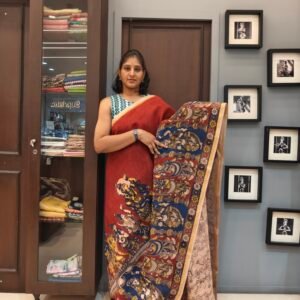 Kalamkari kota saree