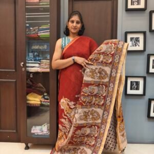 Kalamkari kota saree
