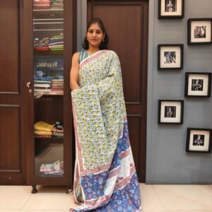 Mul Cotton Printed Saree