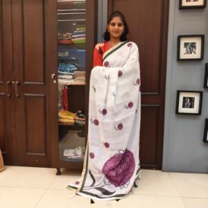 Linen Saree