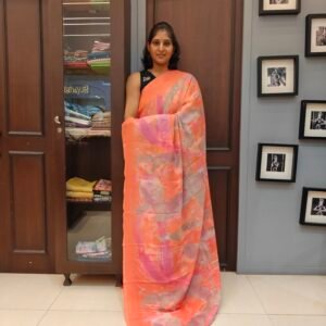 Printed Georgette Saree