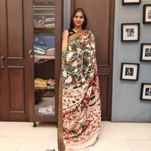 Kalamkari Silk Saree