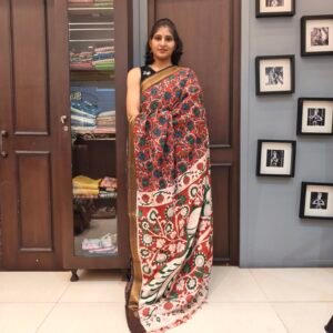 Kalamkari Silk Saree