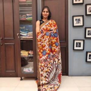 Kalamkari Silk Saree