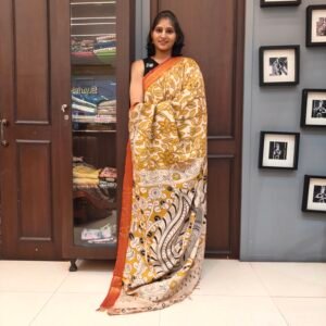 Kalamkari Silk Saree