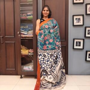 Kalamkari Silk Saree