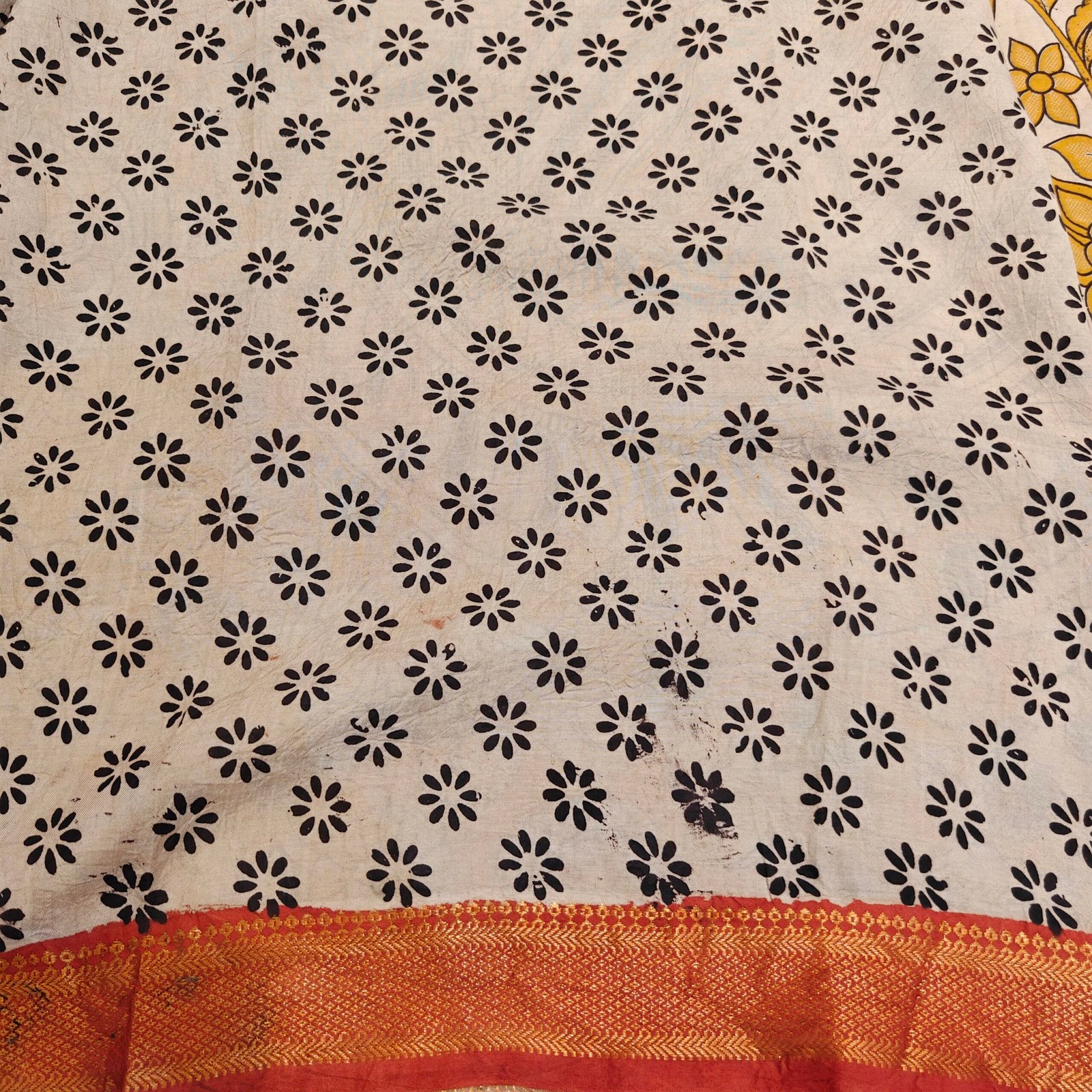 Kalamkari Silk Saree - Image 6