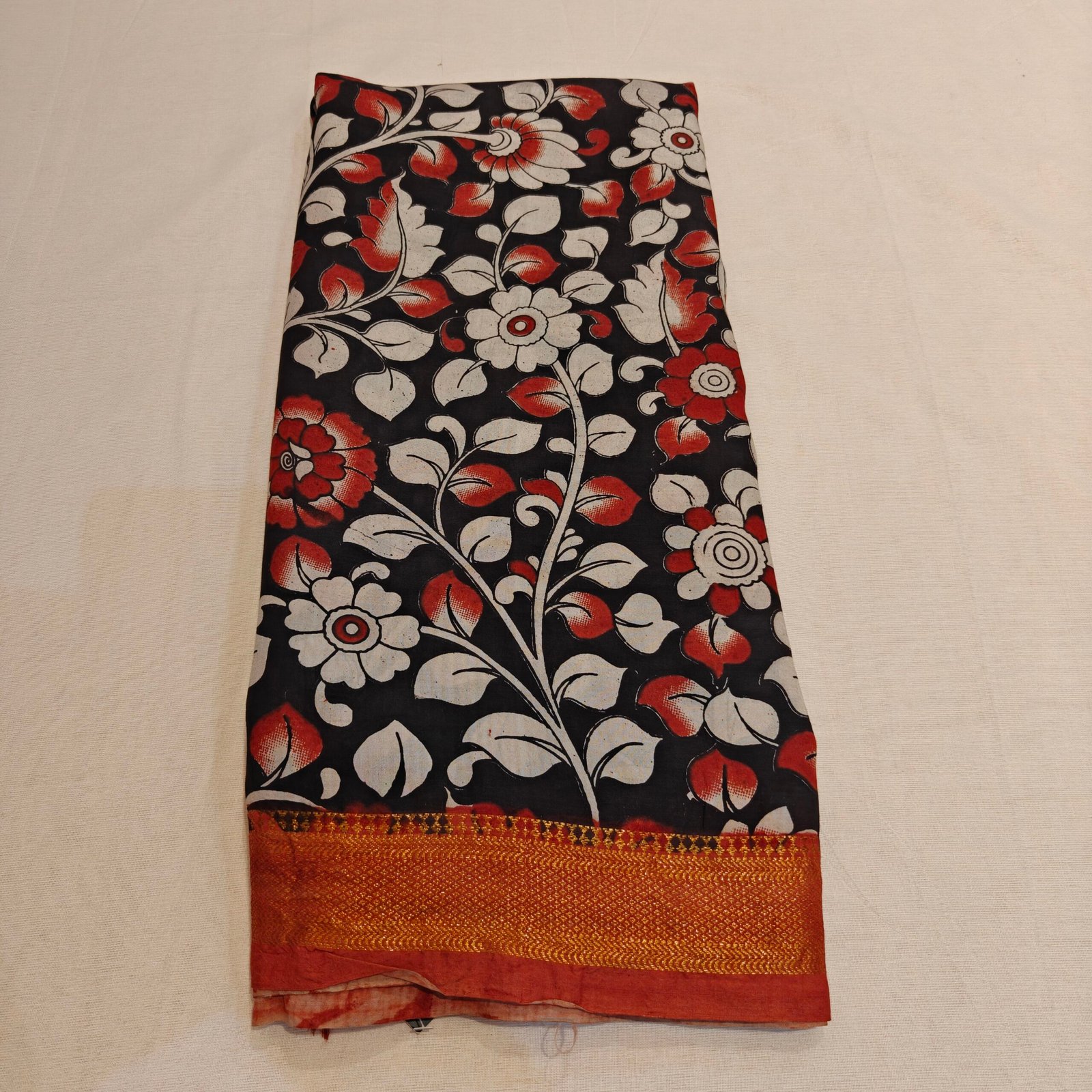 Kalamkari Silk Saree - Image 4