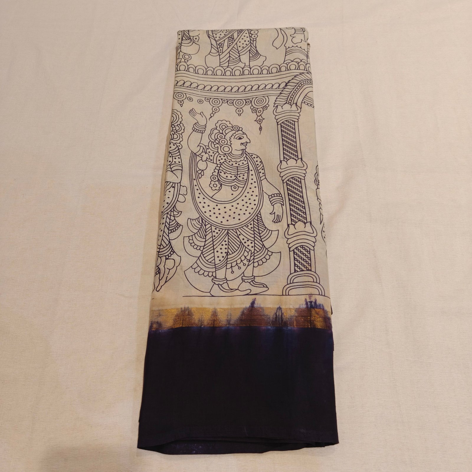 Kalamkari Silk Saree - Image 5