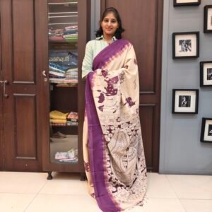 Kalamkari Silk Saree